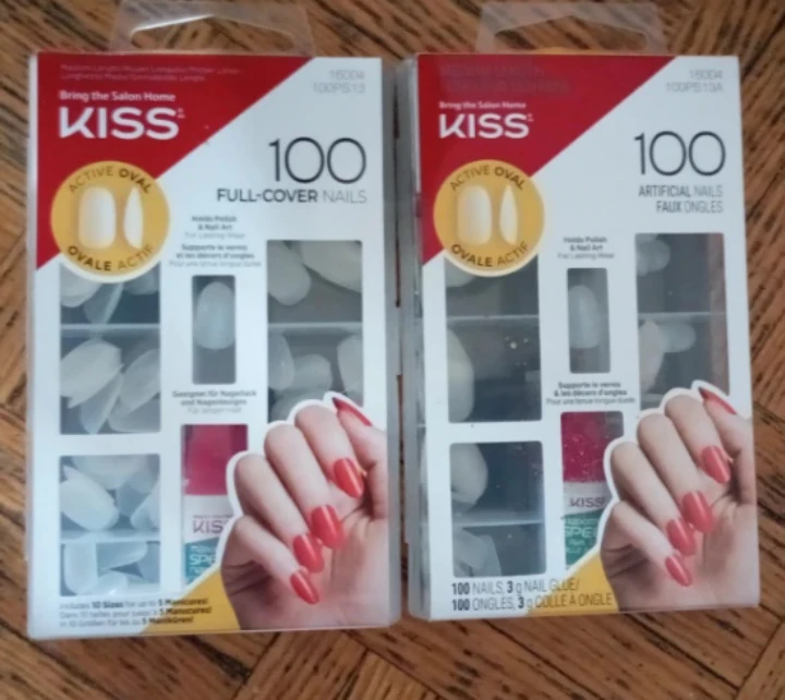KISS Active Oval 100 Artificial Nails