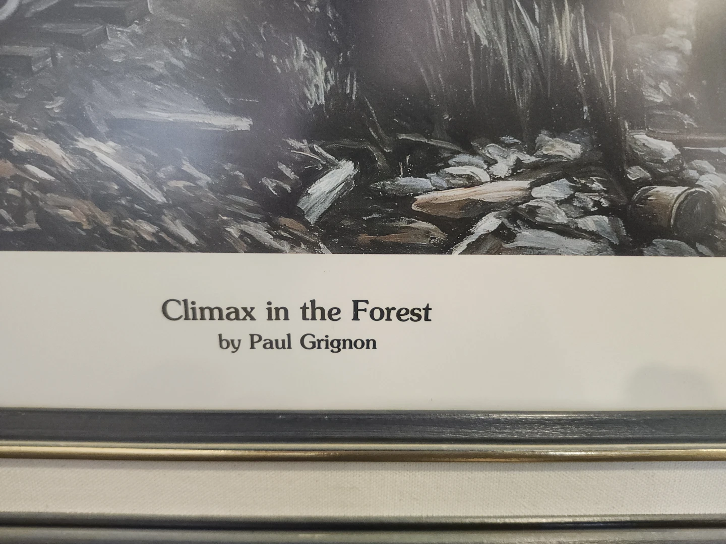 Climax in the Forest by Paul Grignon Framed Art Print - photo 2