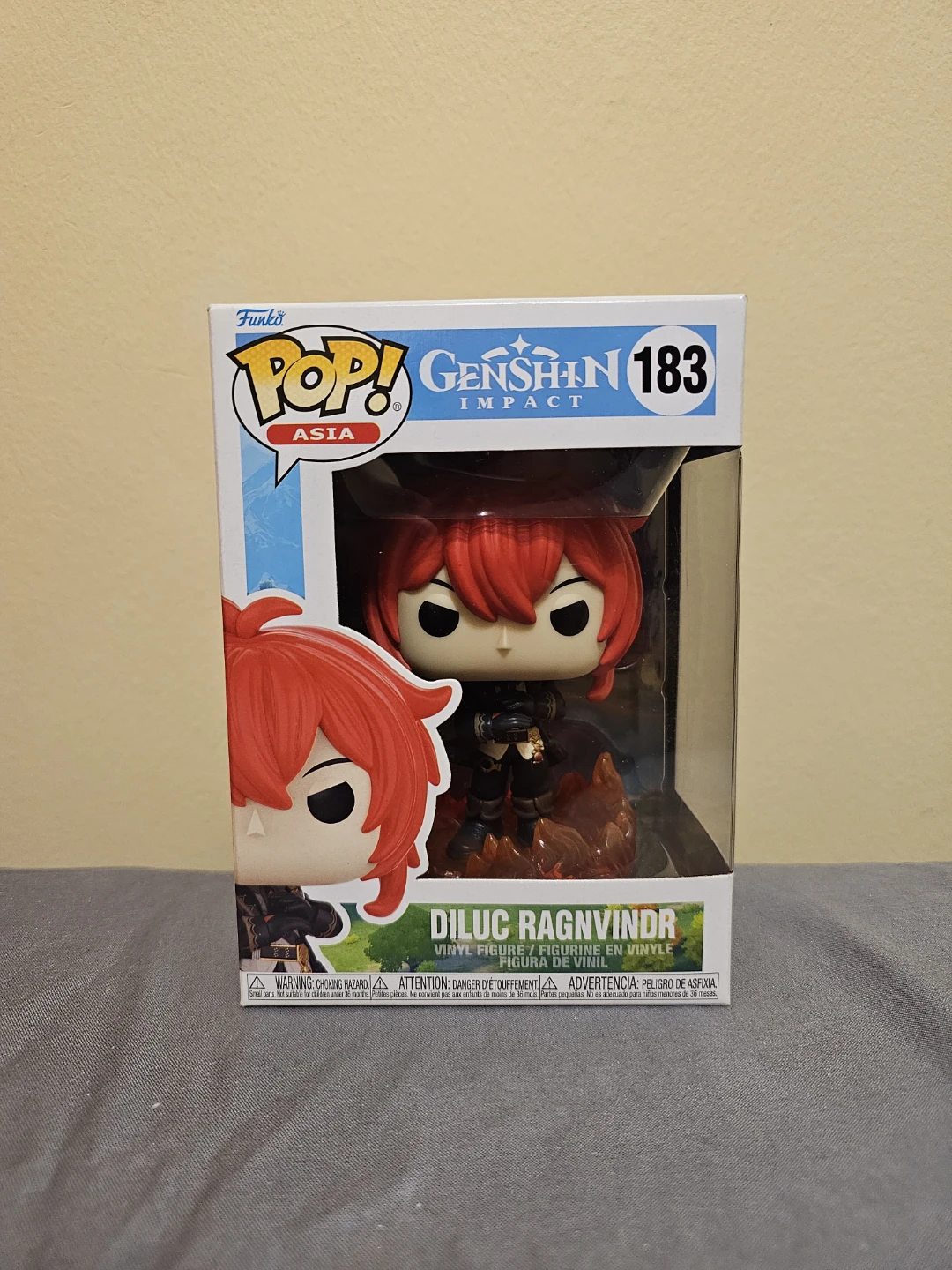 Funko Pop! Genshin Impact Diluc Ragnvindr Vinyl Figure #183