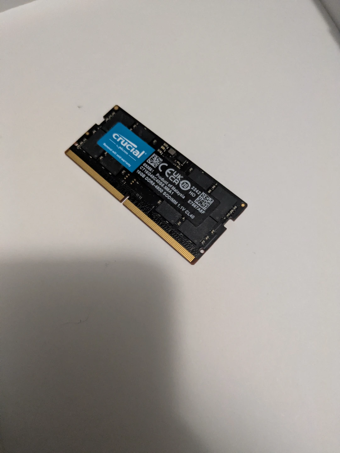 Crucial 16GB DDR5-4800 SODIMM – $175