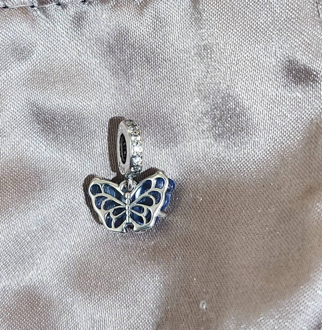Blue Butterfly Charm - photo 2