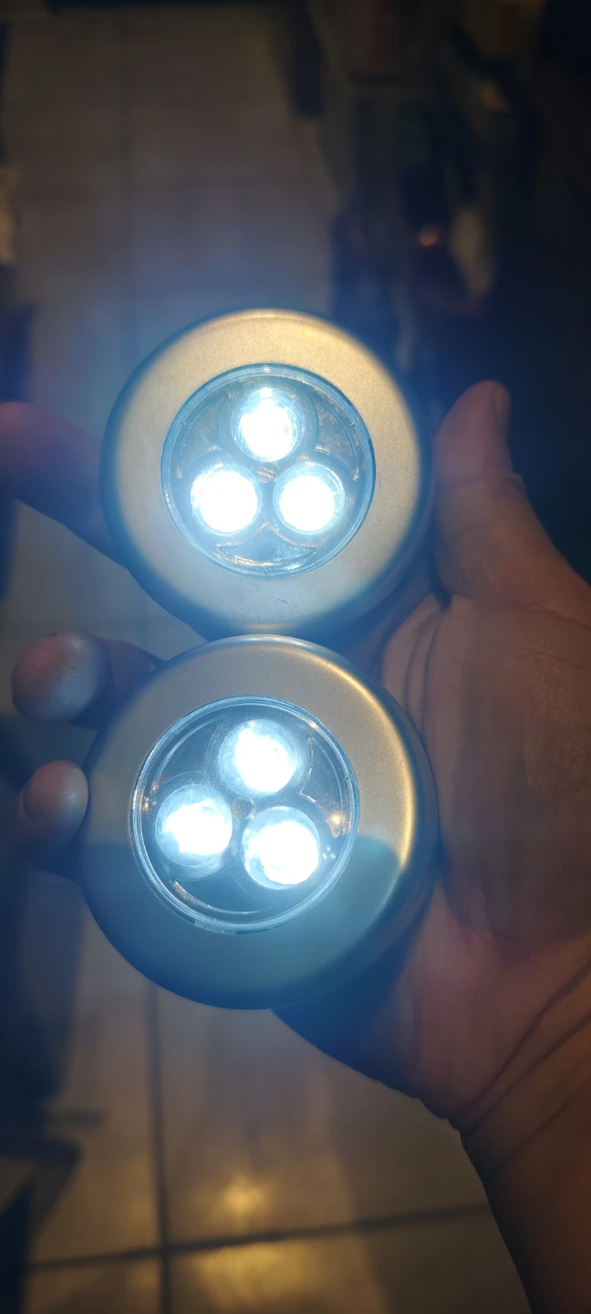 2x LED Puck Lights - photo 2