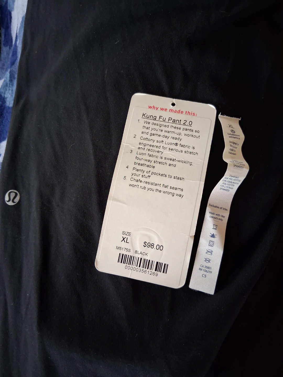 Lululemon Kung Fu Pant 2.0 Black Size XL - photo 4