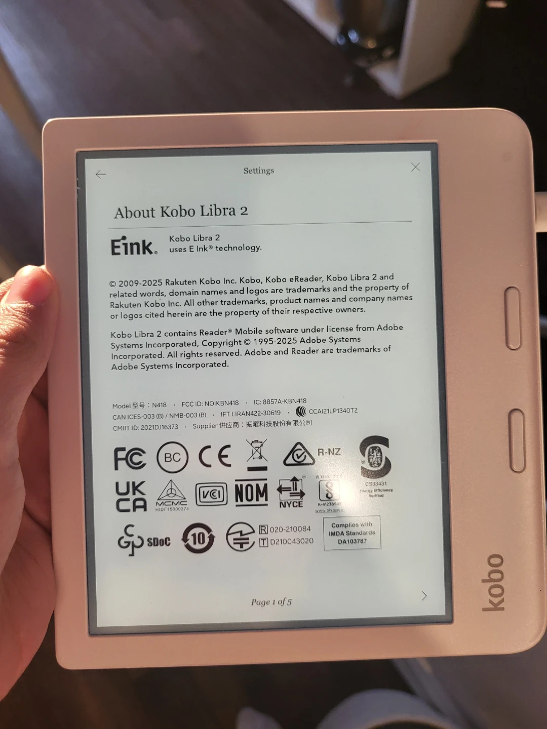 Kobo Libra 2 E-reader - photo 2