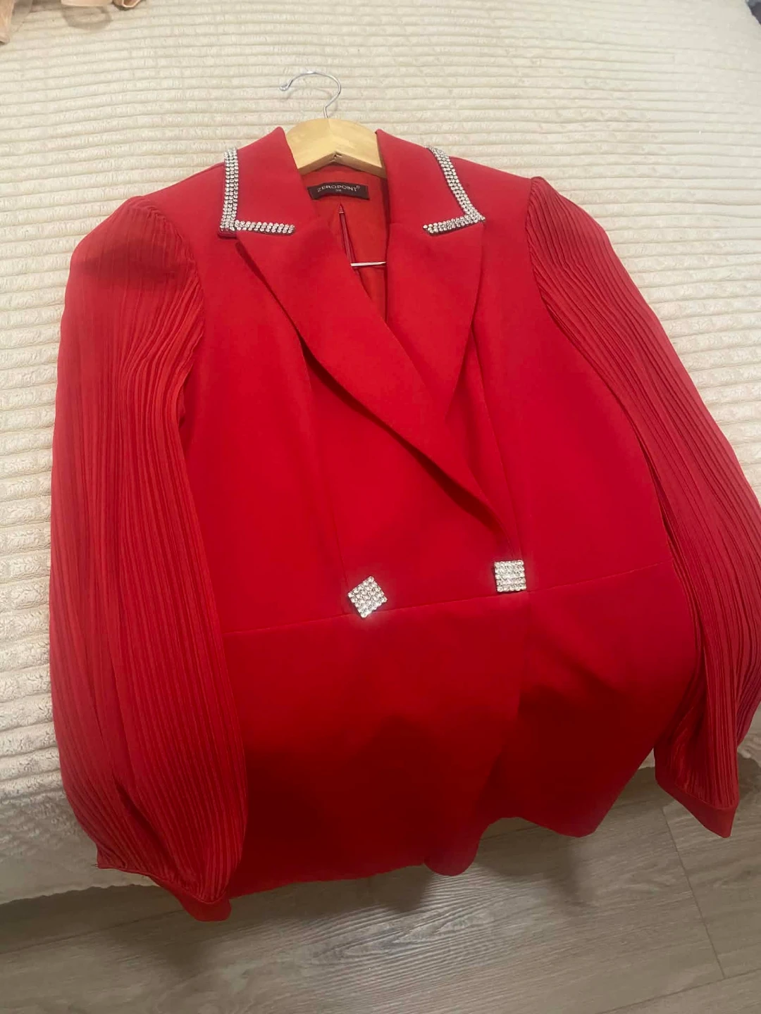 (New)Red color women dress size between small to medium