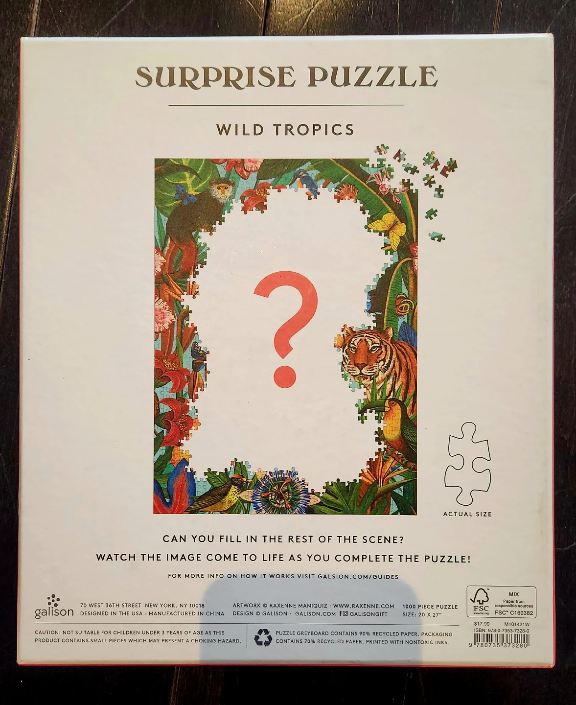 🏆 Wild Tropics Surprise Puzzle 🏆 - 1000 Pieces - photo 2