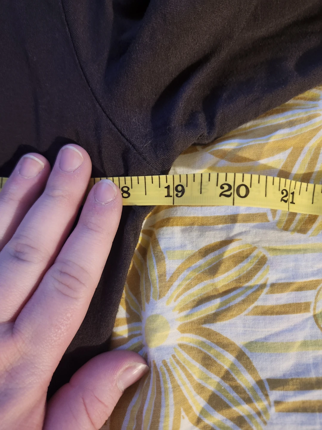 Brown v-neck wrap top - photo 5