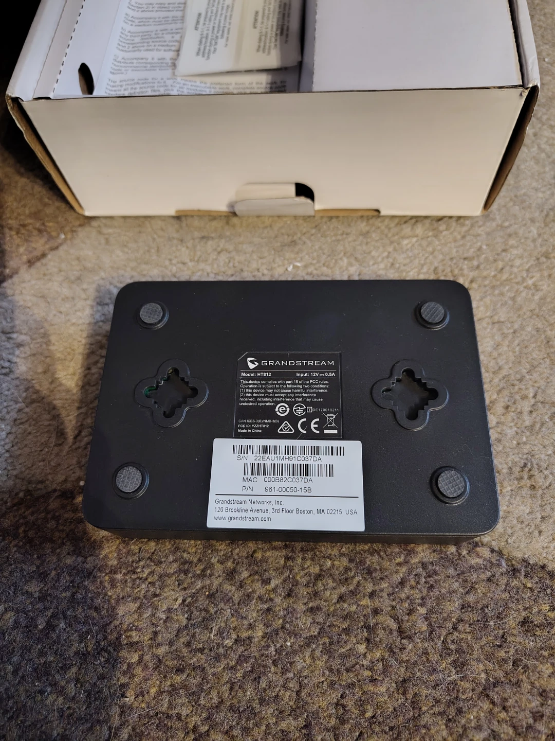 Grandstream HT812 VoIP Phone Adapter - photo 2