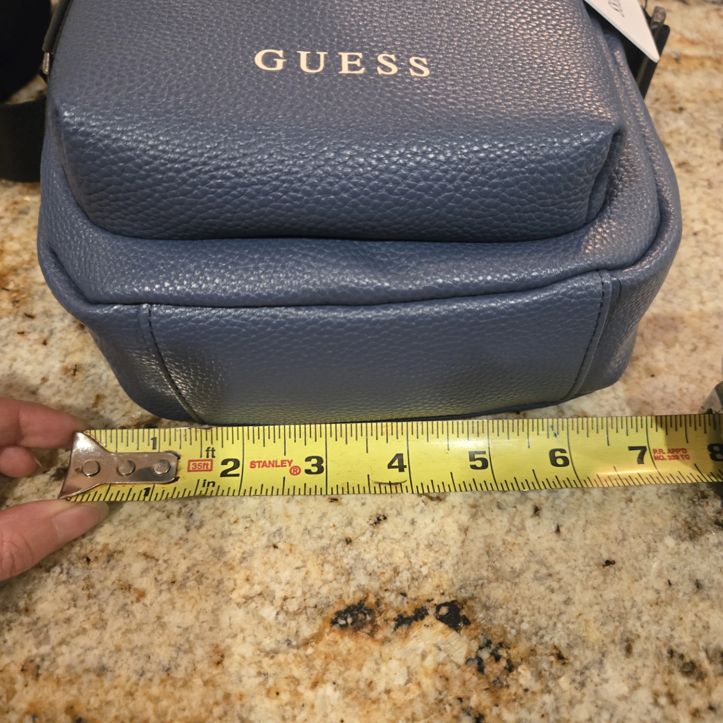 Guess Blue Faux Leather Crossbody Bag 🏆 - photo 4