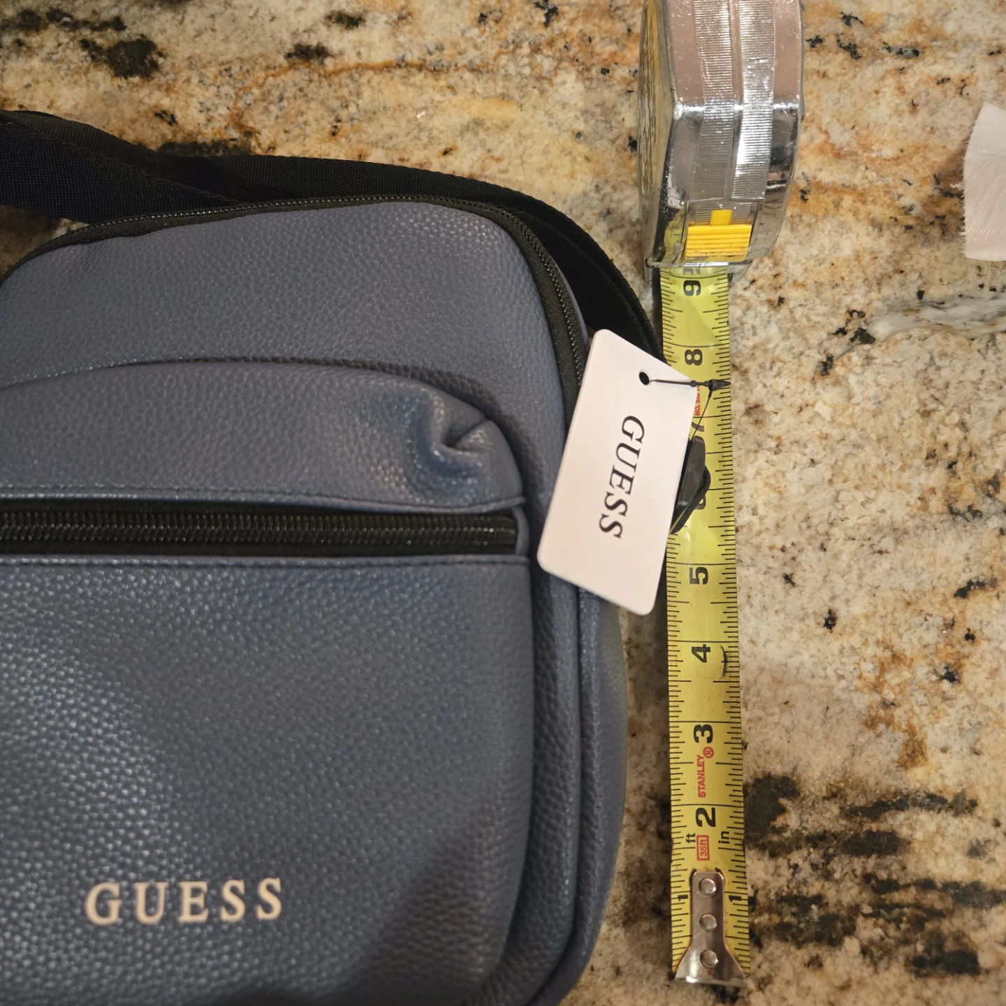 Guess Blue Faux Leather Crossbody Bag 🏆 - photo 5