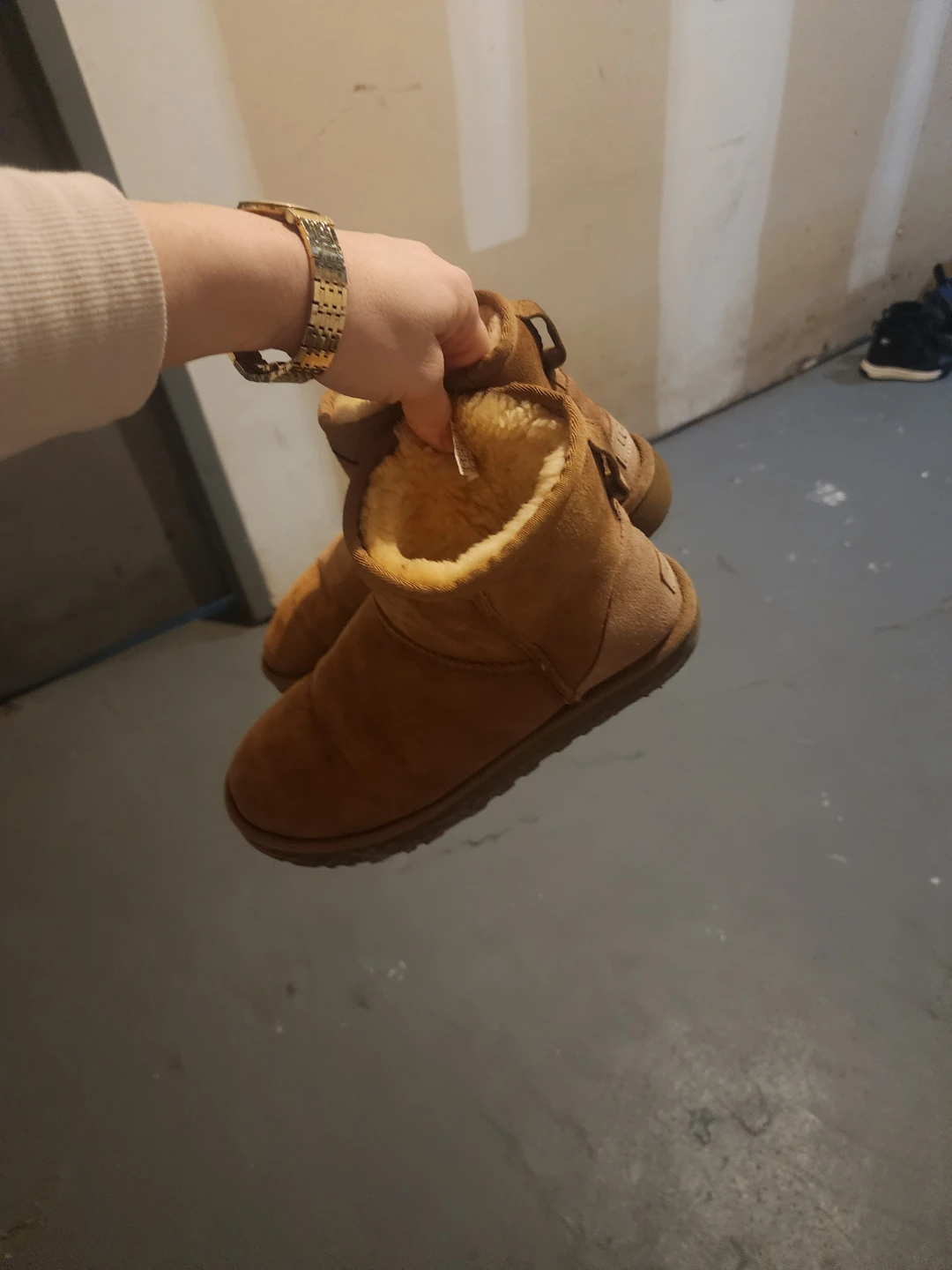 UGG Australia Brown Suede Sheepskin Lined Boots - photo 2