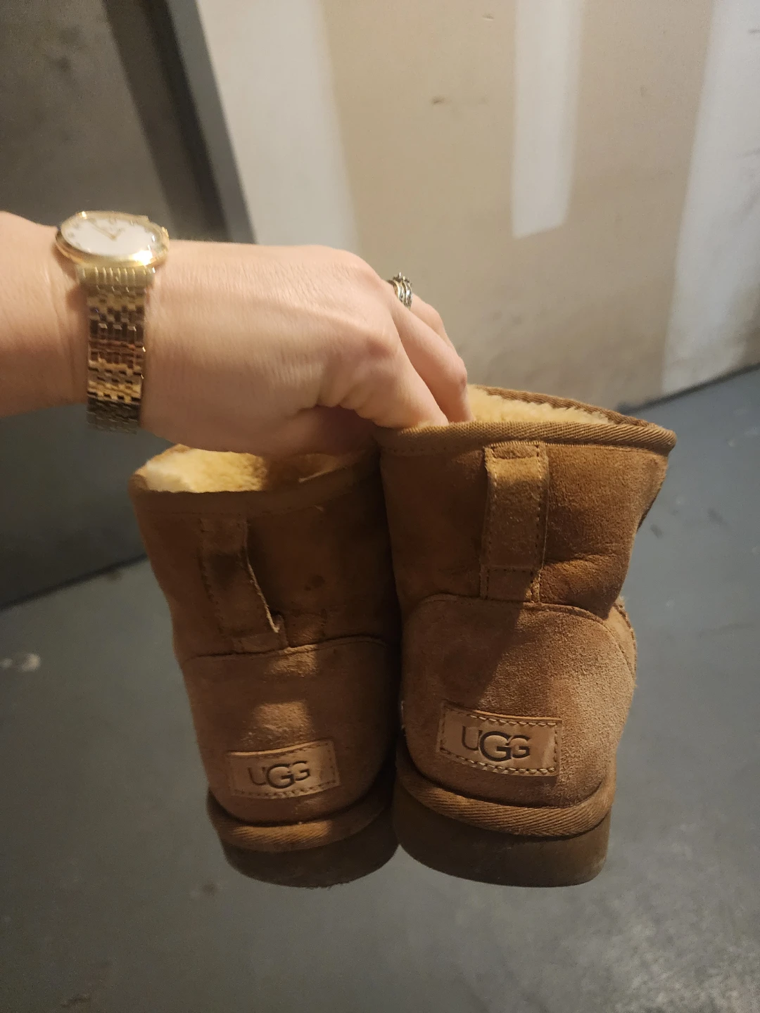 UGG Australia Brown Suede Sheepskin Lined Boots - photo 3