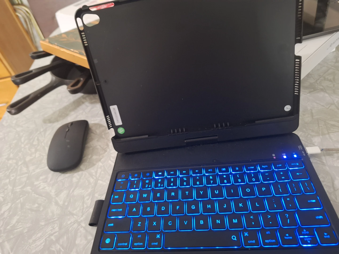 Apple iPad with Keyboard Case and Mouse
