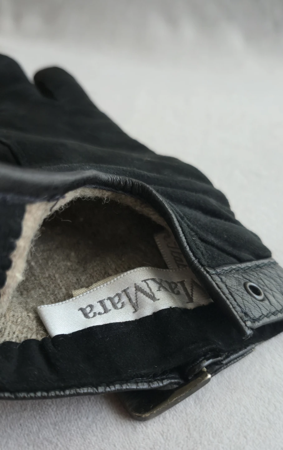 MAX MARA Women's Suede Gloves - photo 3