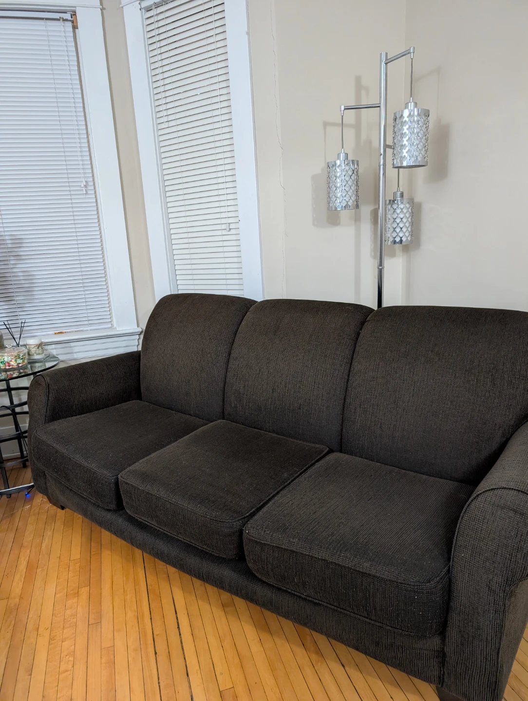 Dark Brown Fabric couch