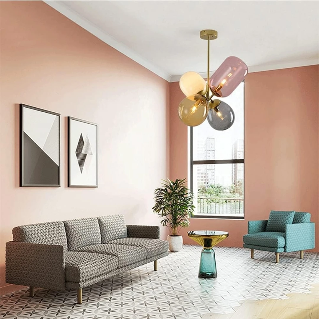 KCO Modern Glass Globe Chandelier - photo 3