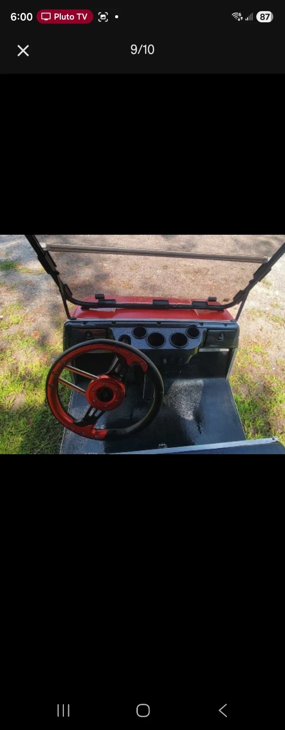 Red Golf Cart with Utility Box - photo 5