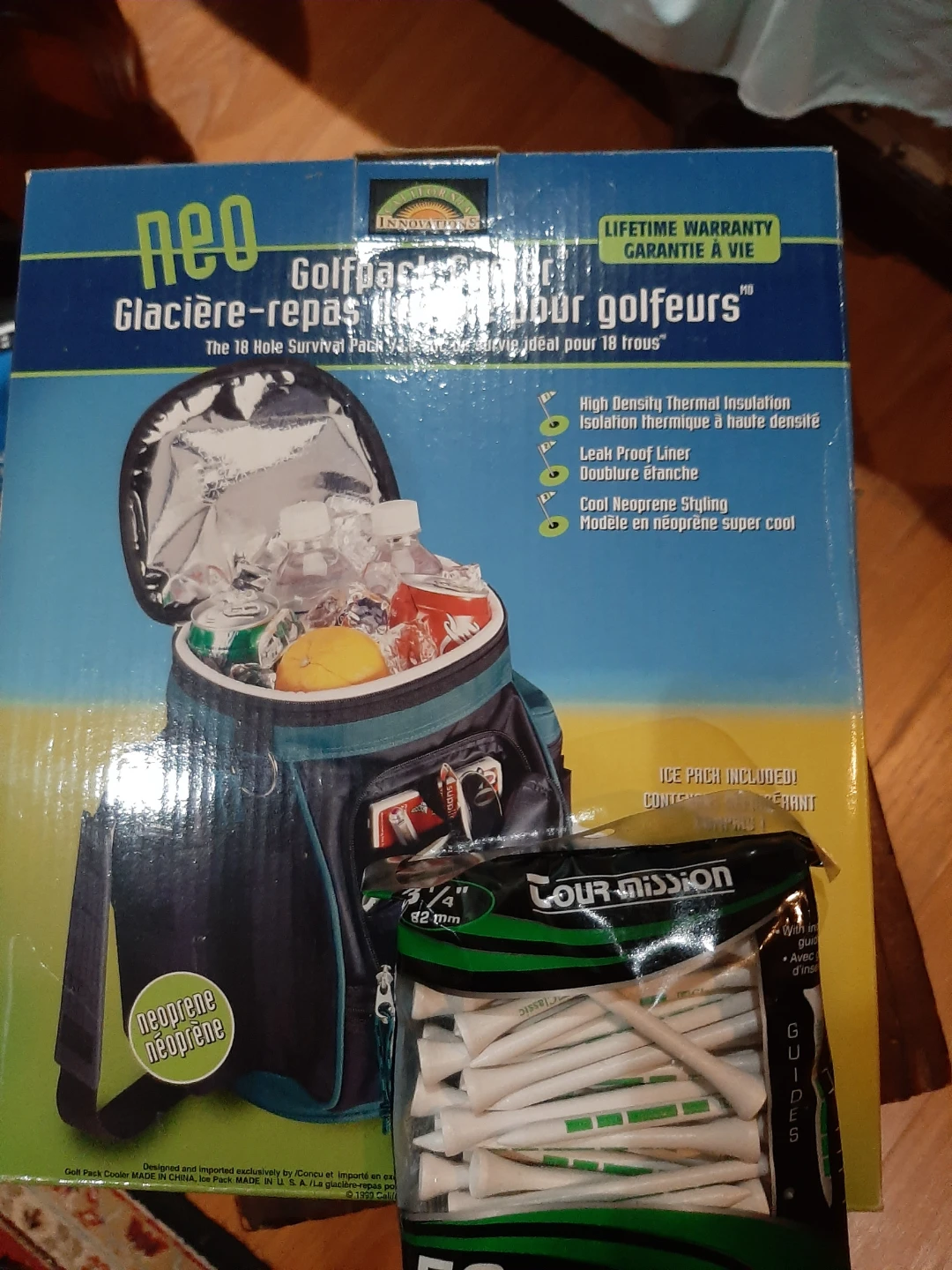 FREE GOLF COOLER AND 50 TEES