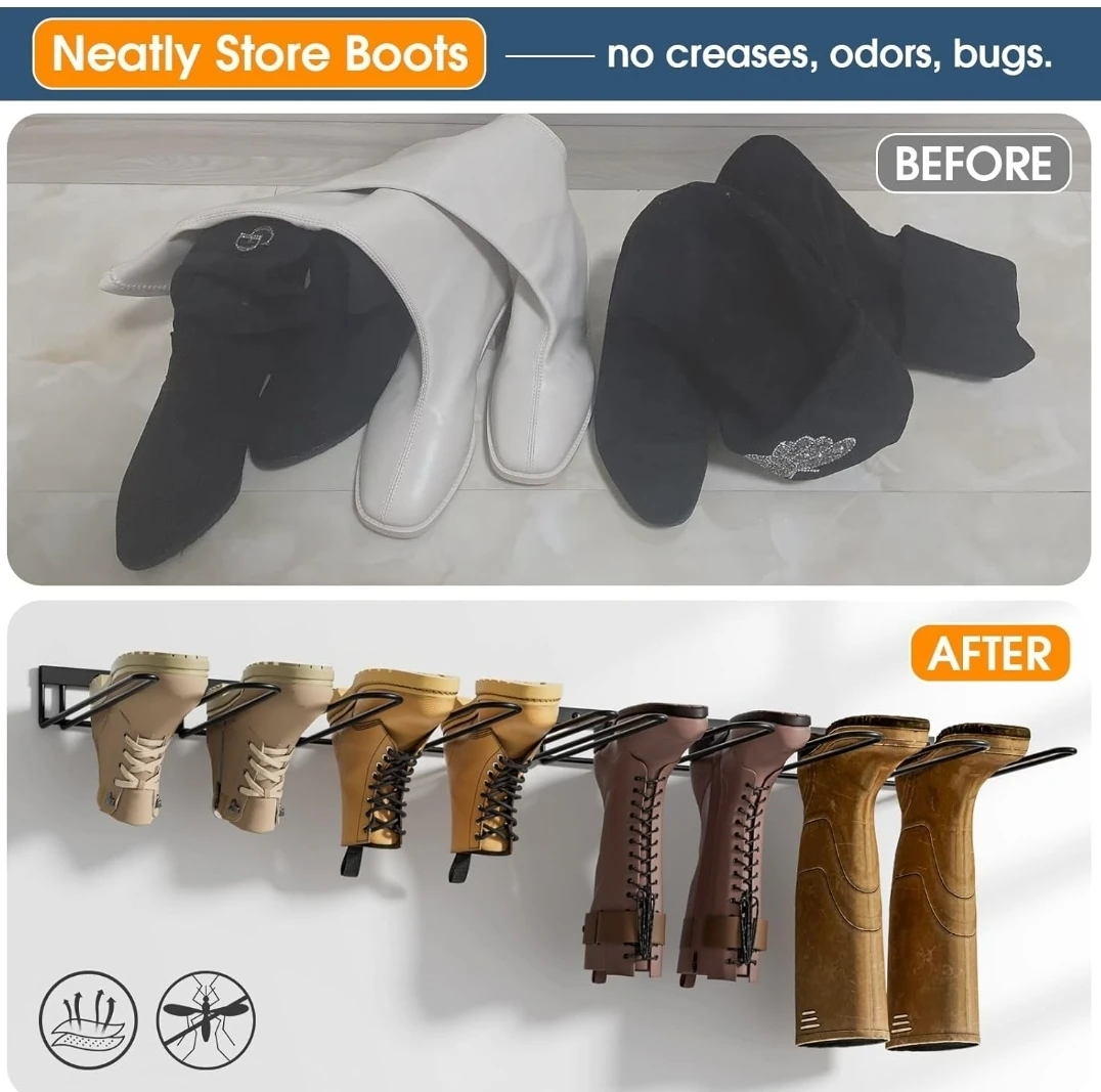 Wall Mounted Boot Rack Organizer (2 Pack) - photo 4