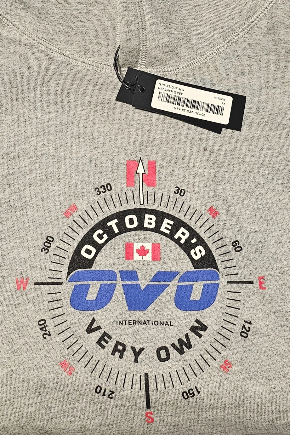 BNWT OVO 'Navigator/Int'l Compass' Hoodie - photo 3