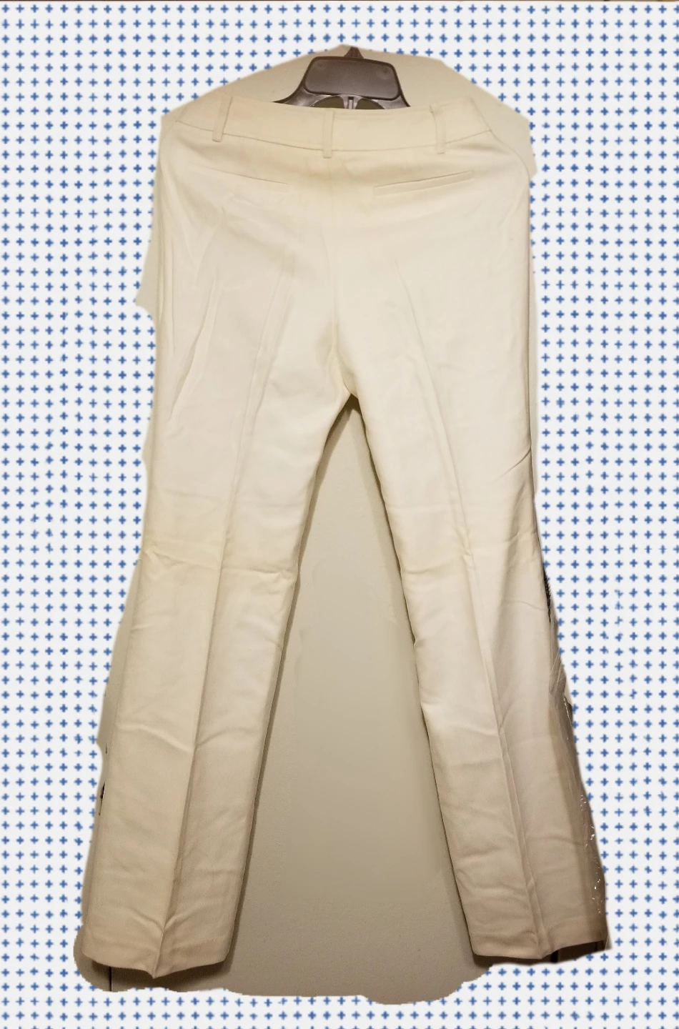 NWOT Women's White Wool Flared Pants 🏆 - photo 3