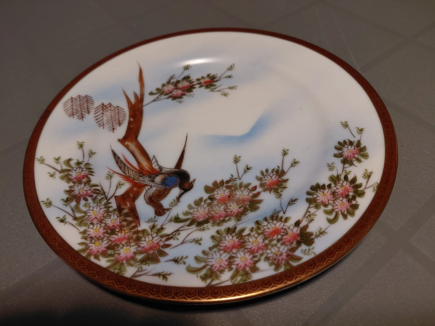 Vintage Japanese Teapot, cups with saucers and plates - photo 2