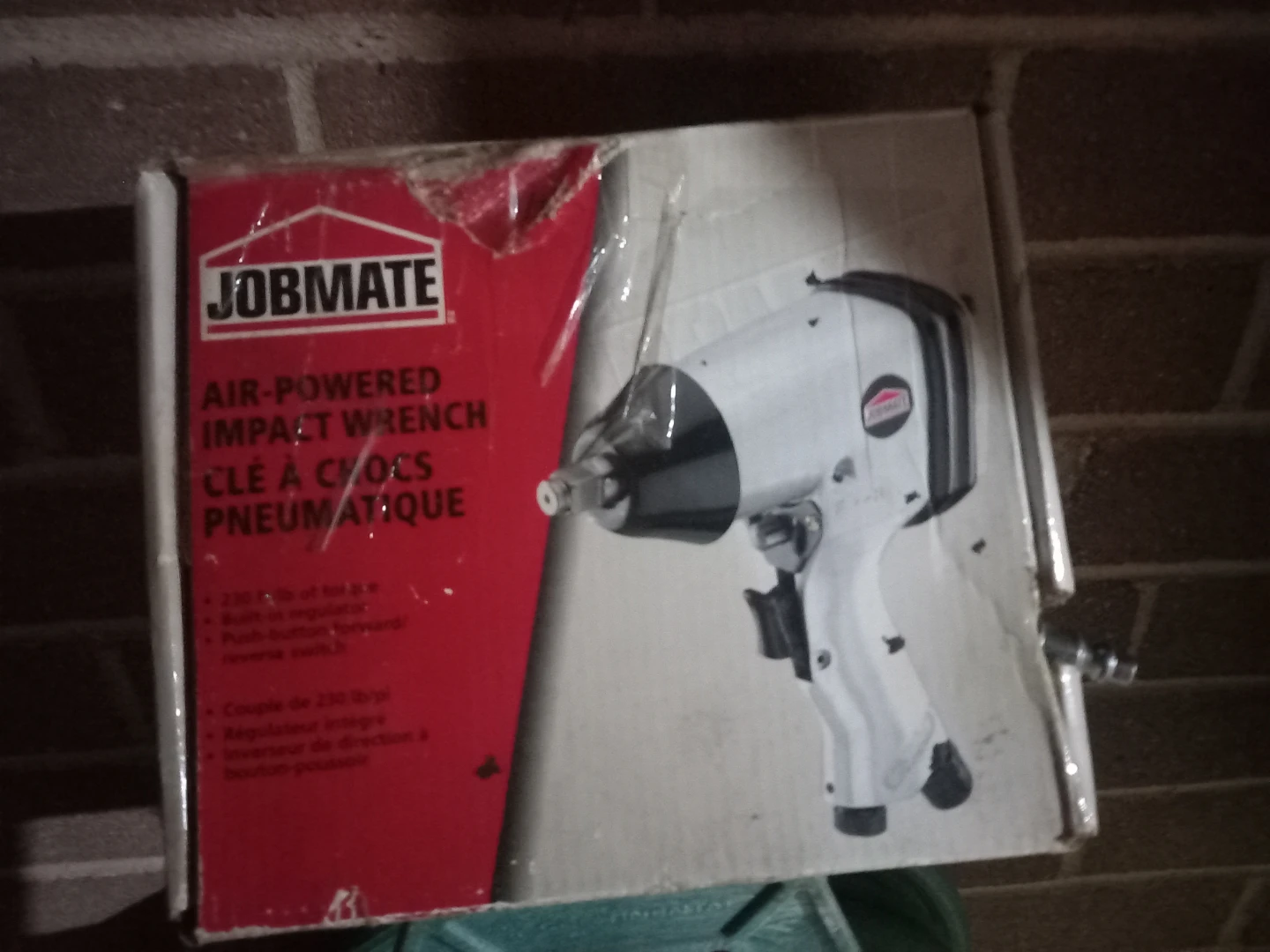 Jobmate Air-Powered Impact Wrench