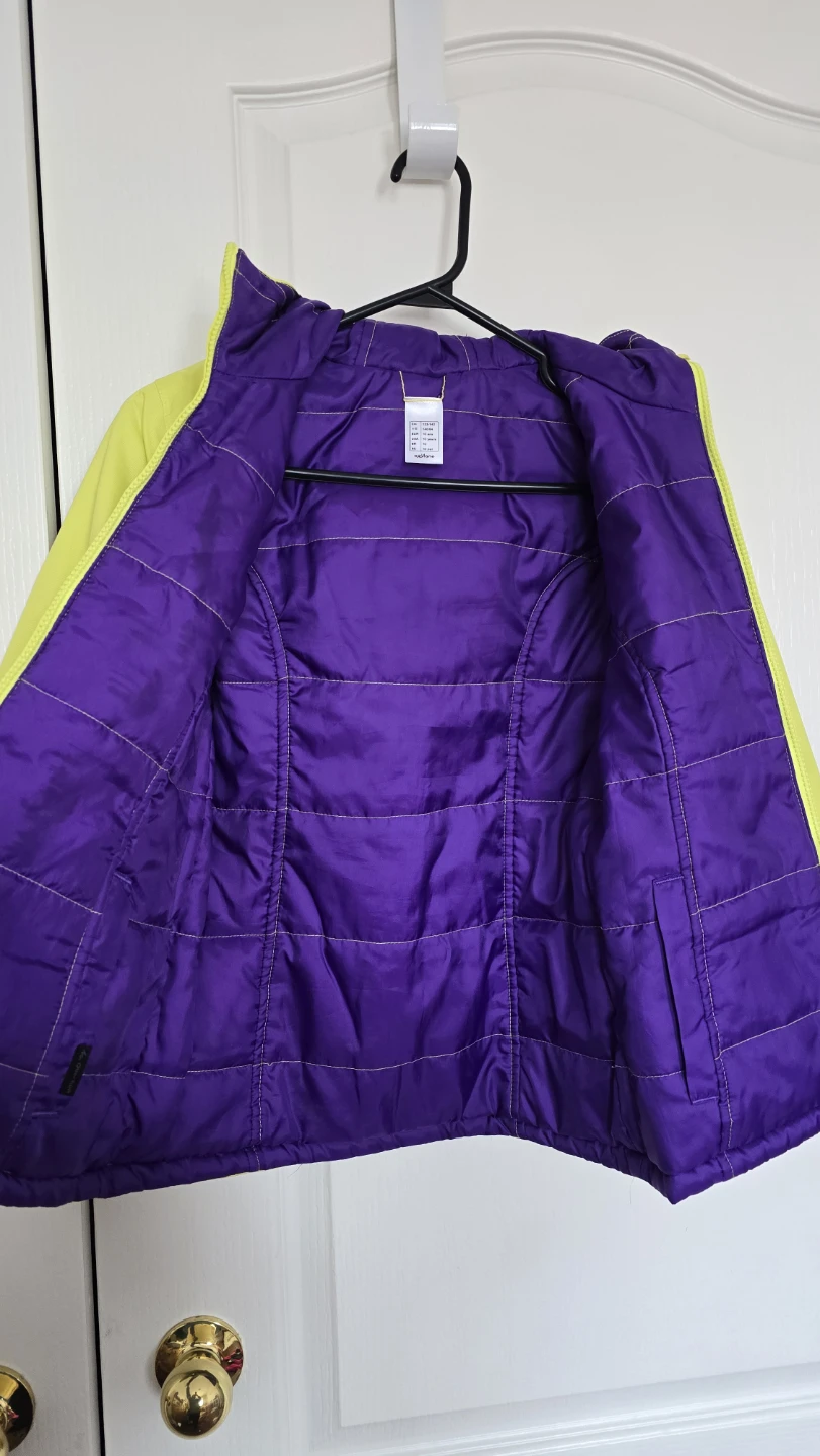 Quechua Reversible Jacket - Size 10 Years - Yellow/Purple - photo 4