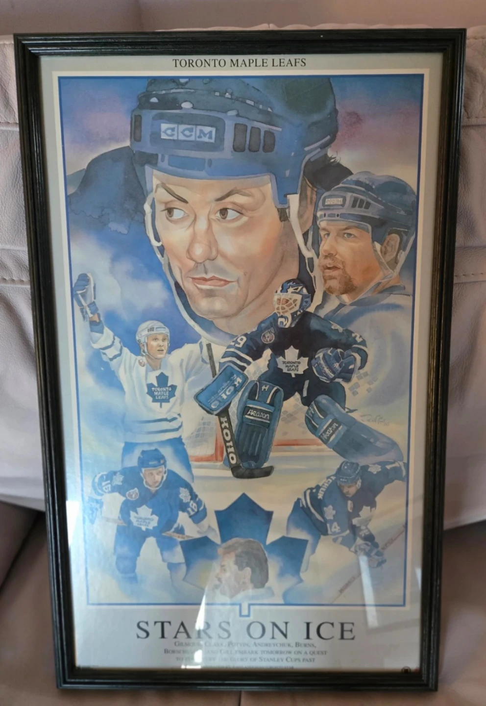 Toronto Maple Leafs 1993 "Stars On Ice" poster 🏆 - photo 2