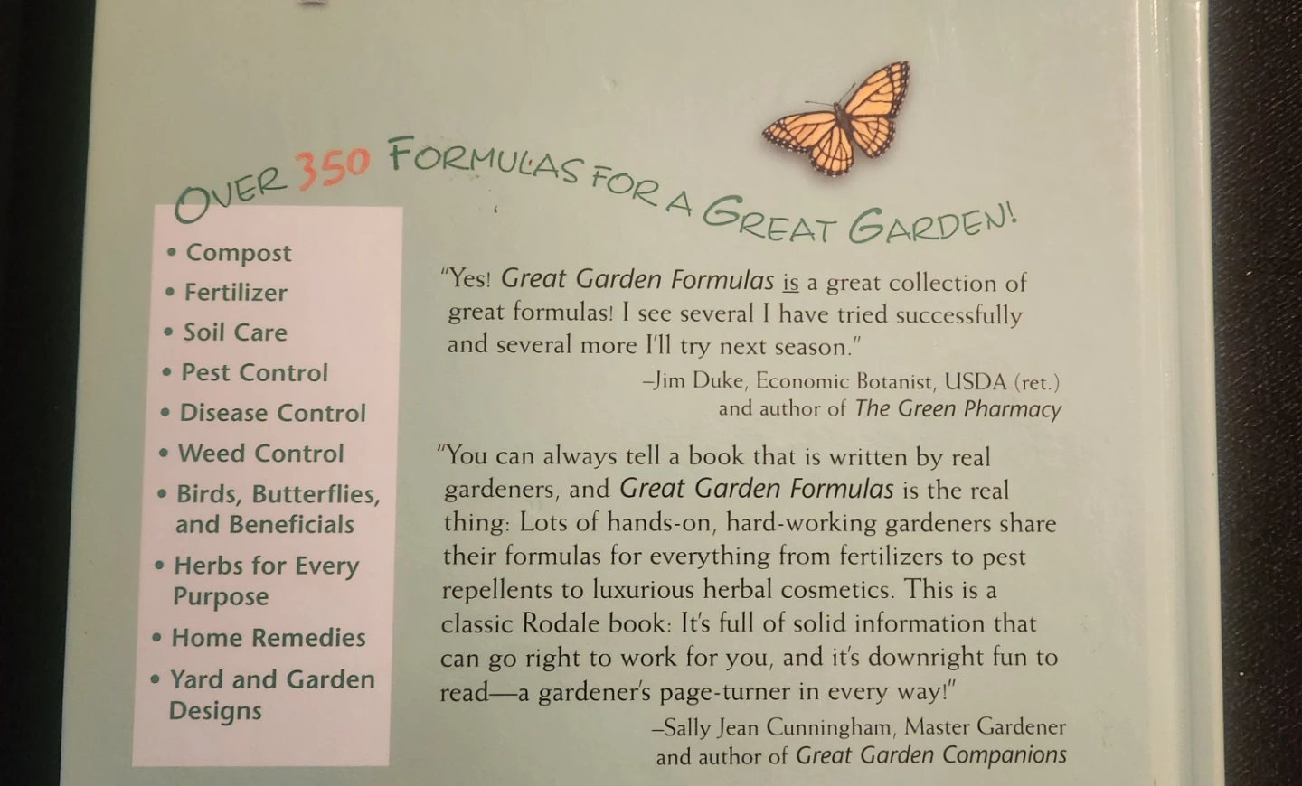 Great Garden Formulas Book - photo 3