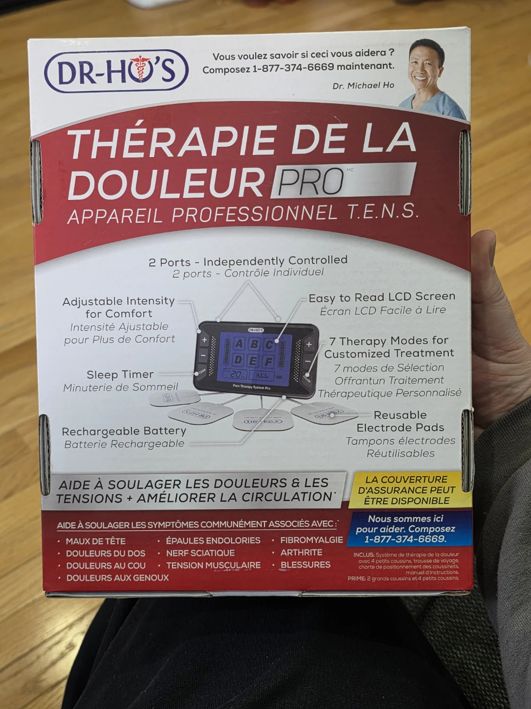 Dr-Ho’s Pain Therapy Pro TENS Device – Brand New, Never Used - photo 2