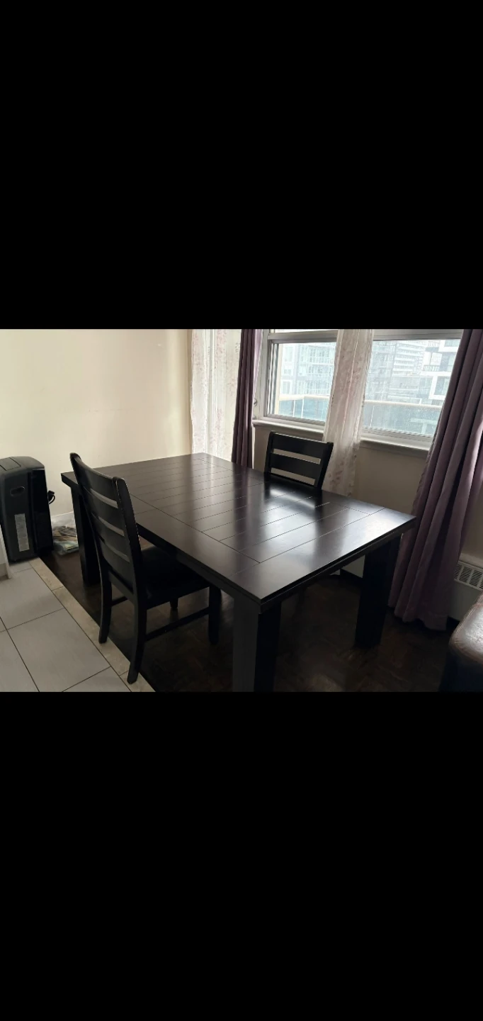 Dark Wood Dining Table - photo 2
