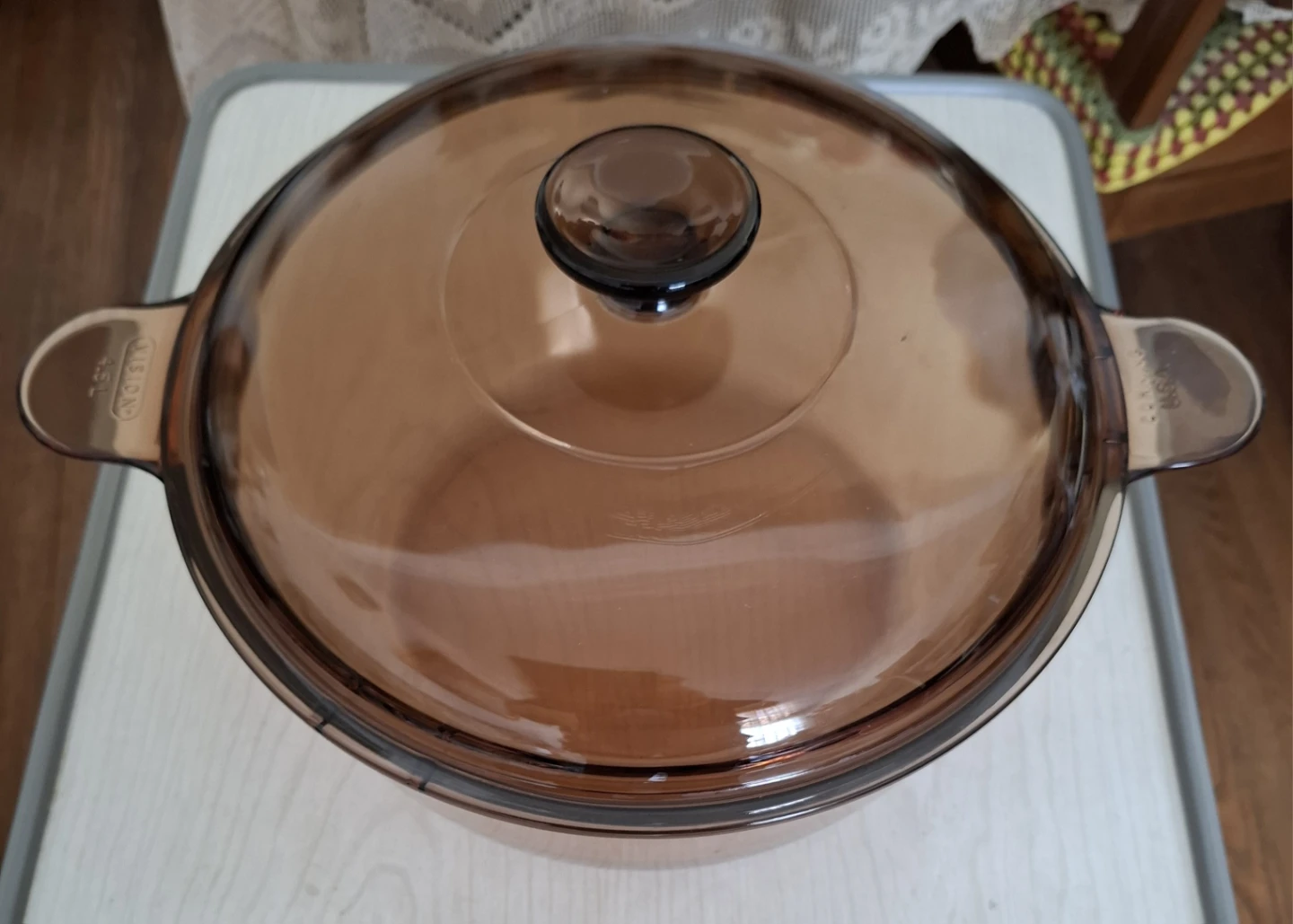 Corning VisionWare 4.5L Amber Glass Casserole Dish with Lid - photo 5
