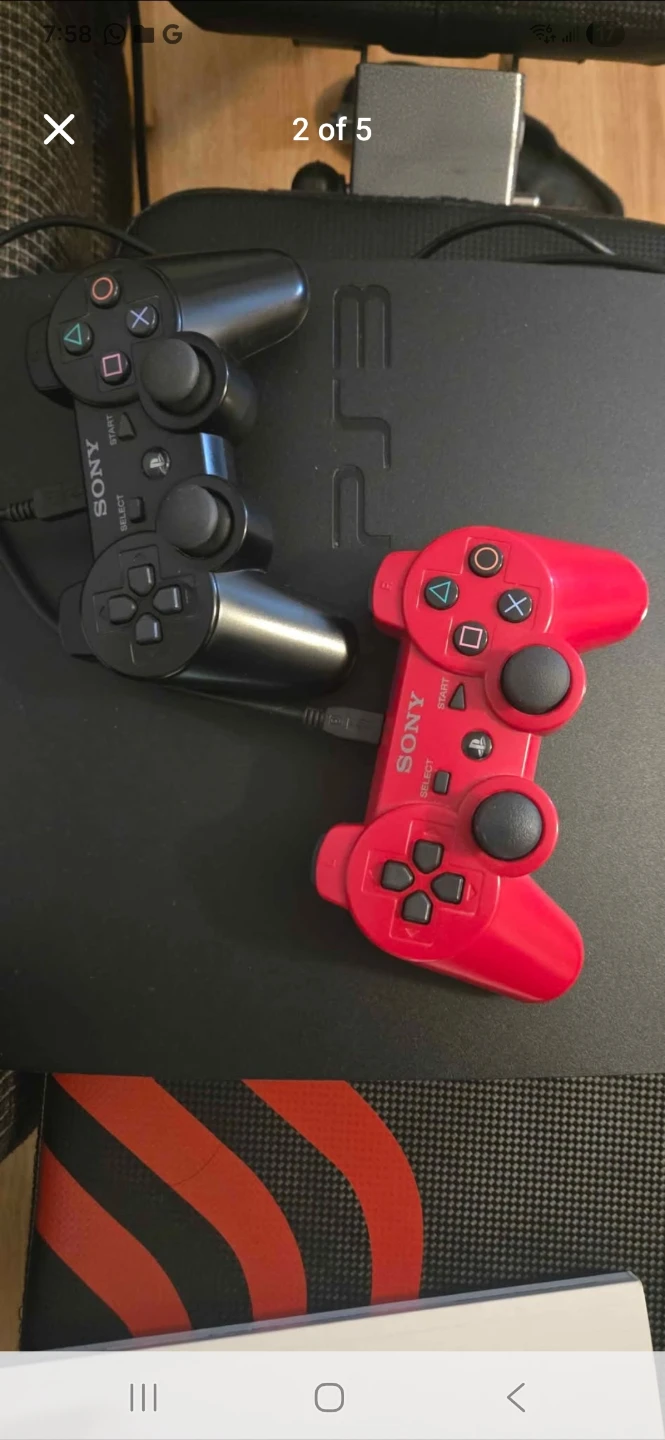 Sony PlayStation 3 Super Slim Console with 2 Controllers - photo 3