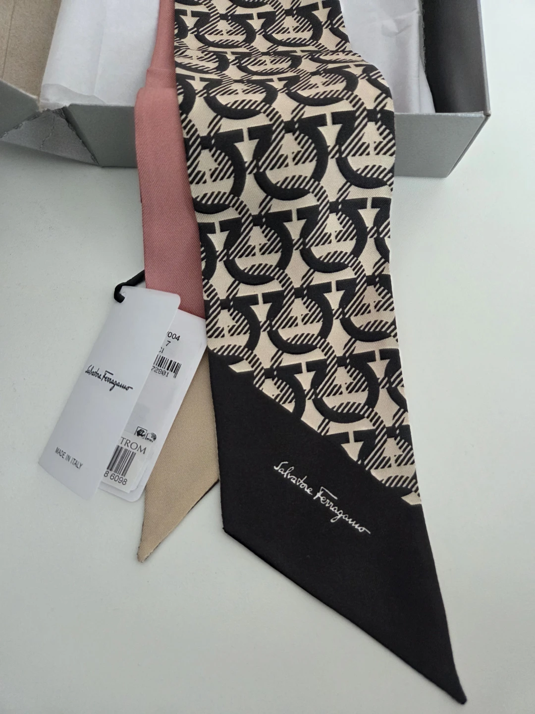 Salvatore Ferragamo Twilly Silk Scarf (brand new with tags) - photo 2
