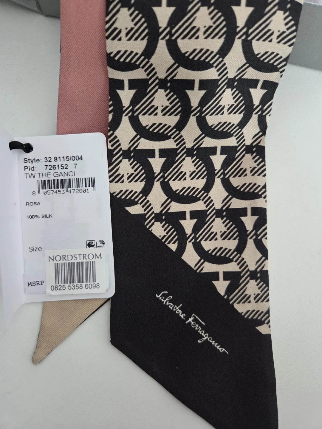 Salvatore Ferragamo Twilly Silk Scarf (brand new with tags) - photo 3