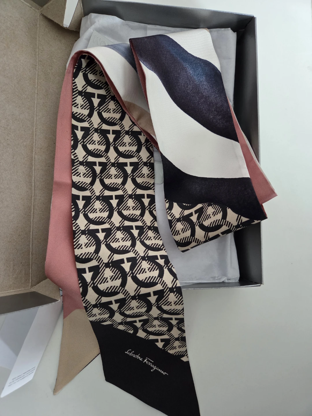Salvatore Ferragamo Twilly Silk Scarf (brand new with tags) - photo 4