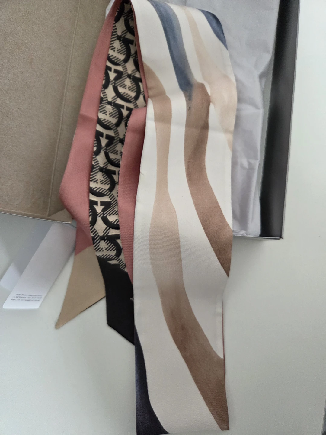 Salvatore Ferragamo Twilly Silk Scarf (brand new with tags) - photo 5
