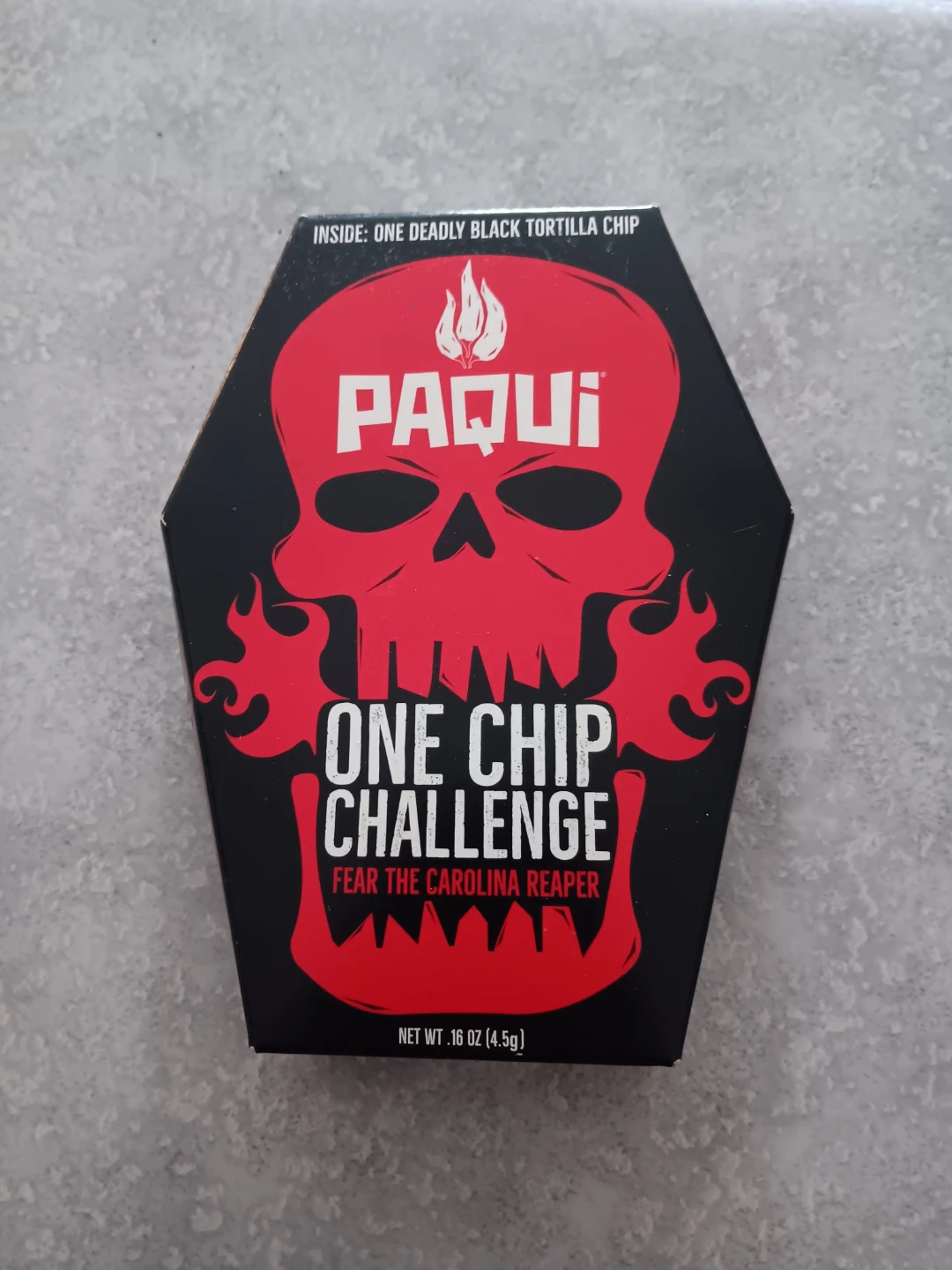 Paqui One Chip Challenge Fear the Carolina Reaper