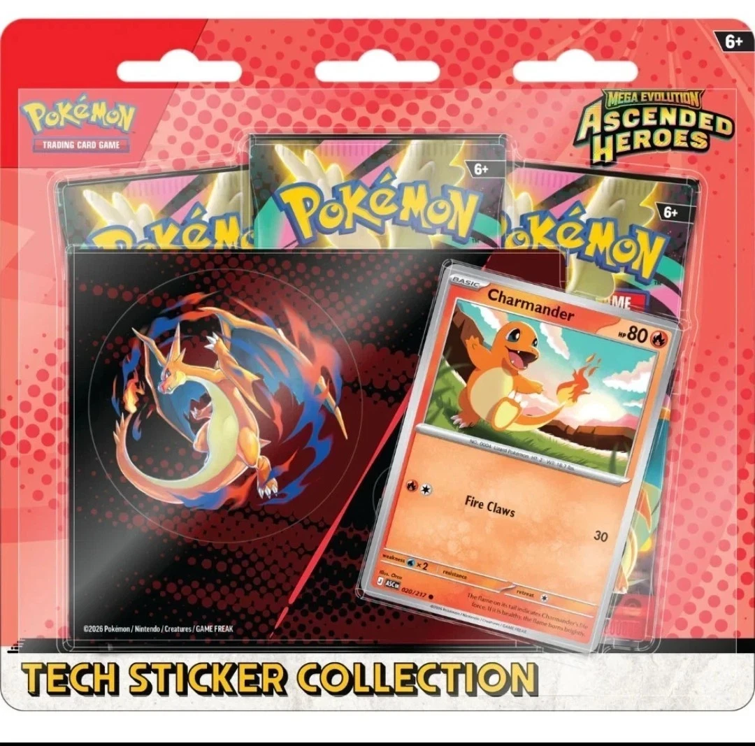 Pokemon ascended heroes sticker collection