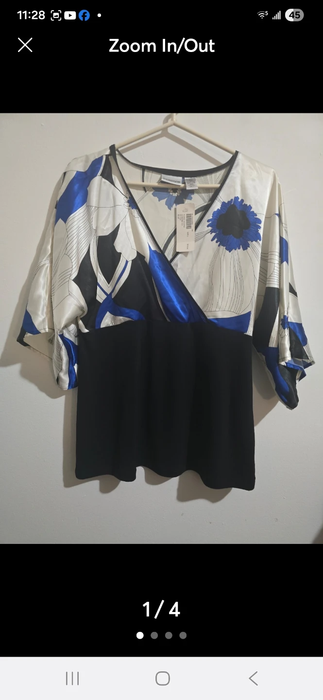 ​Listing Title ​NWT Chico's 100% Silk Luxury Top - Size 2 (L)