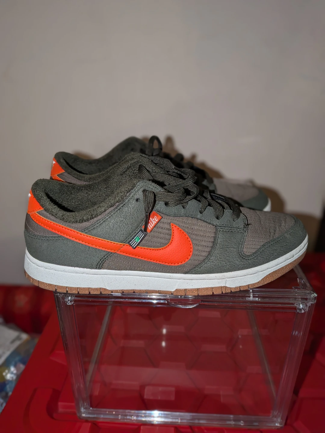 Nike Dunk Low "Toasty" Olive Orange Shoes