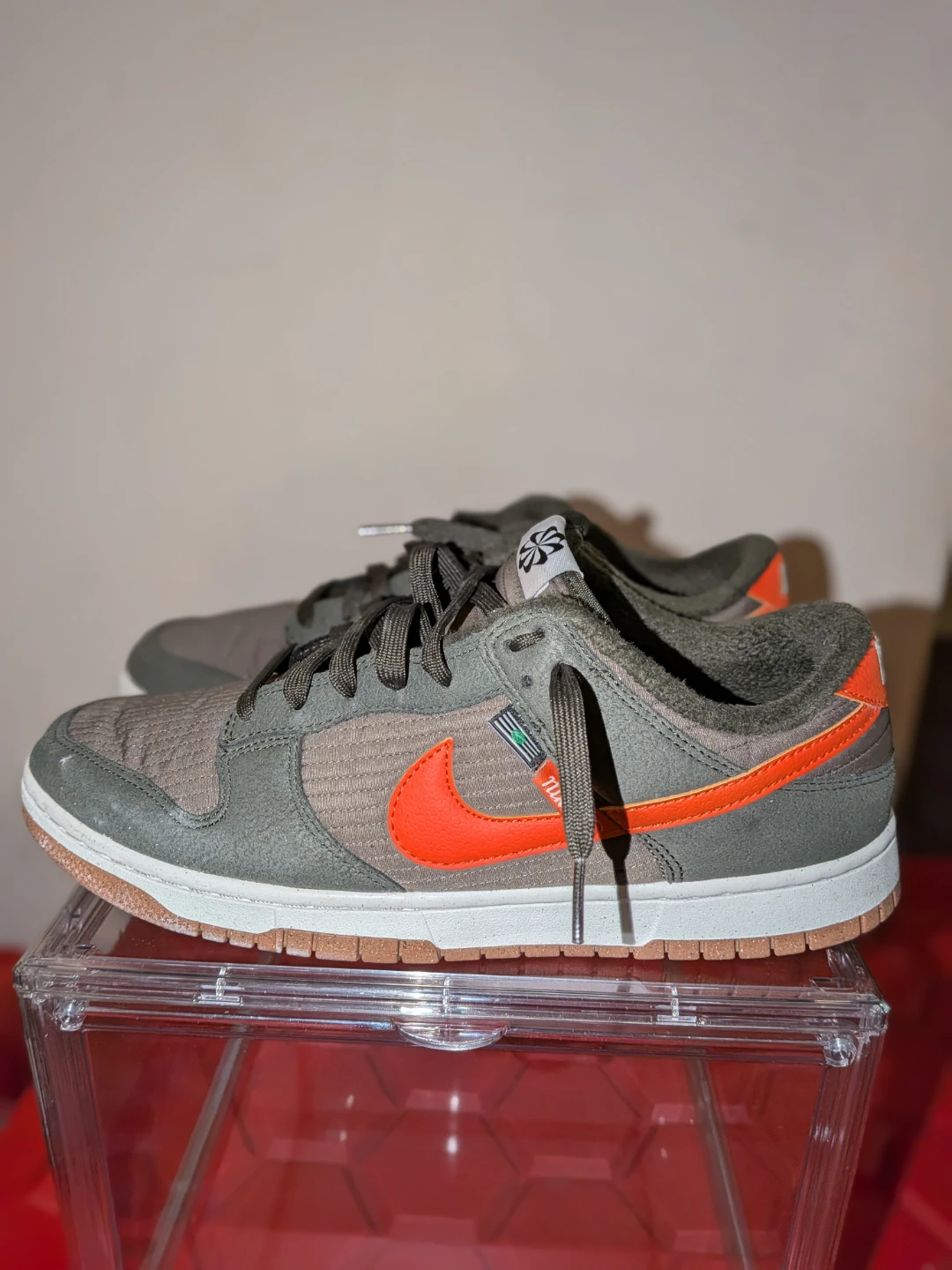 Nike Dunk Low "Toasty" Olive Orange Shoes - photo 2