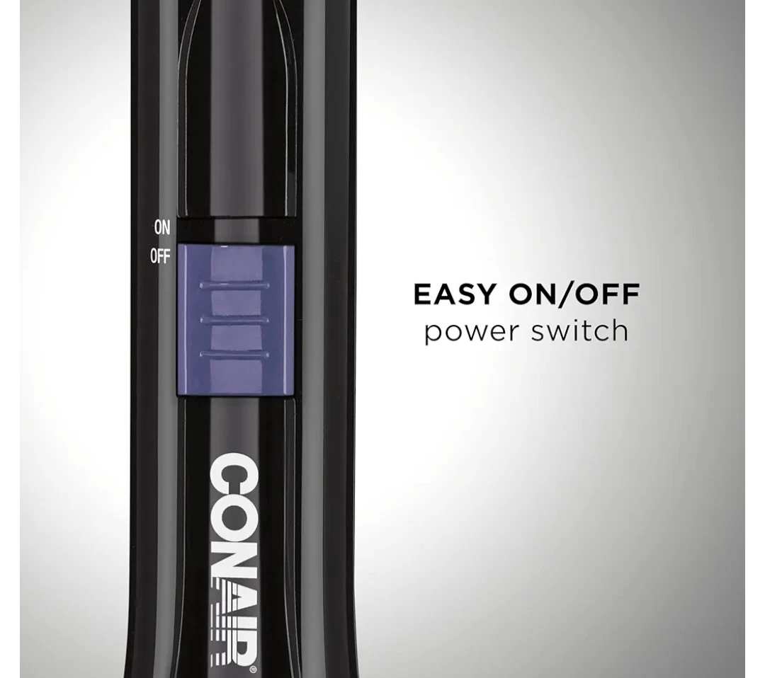 Conair 2-in-1 Styler with 3/4" and 1" Brush Attachments - photo 4
