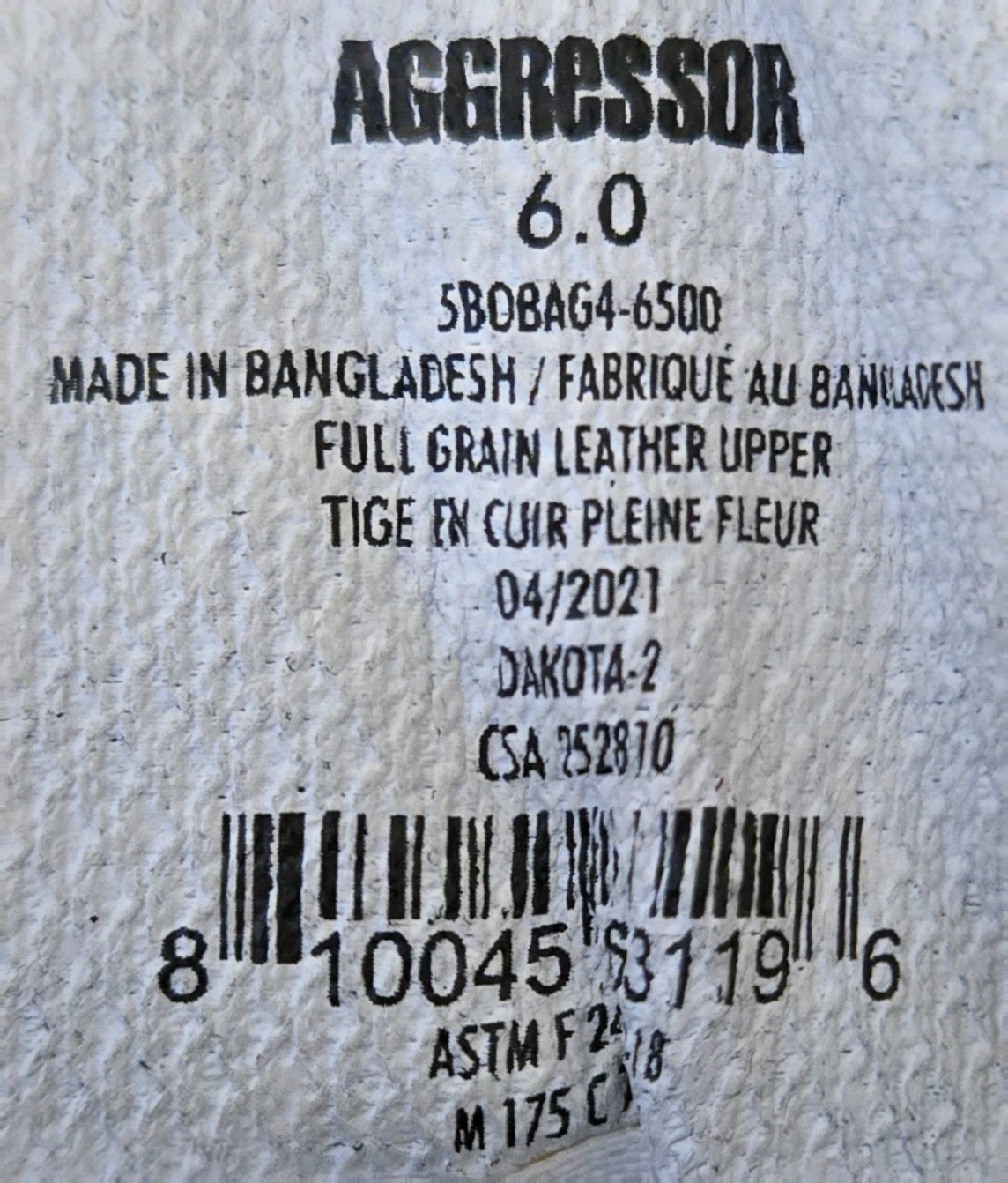 Aggressor 6.0 Steel Toe Work Boots - photo 3