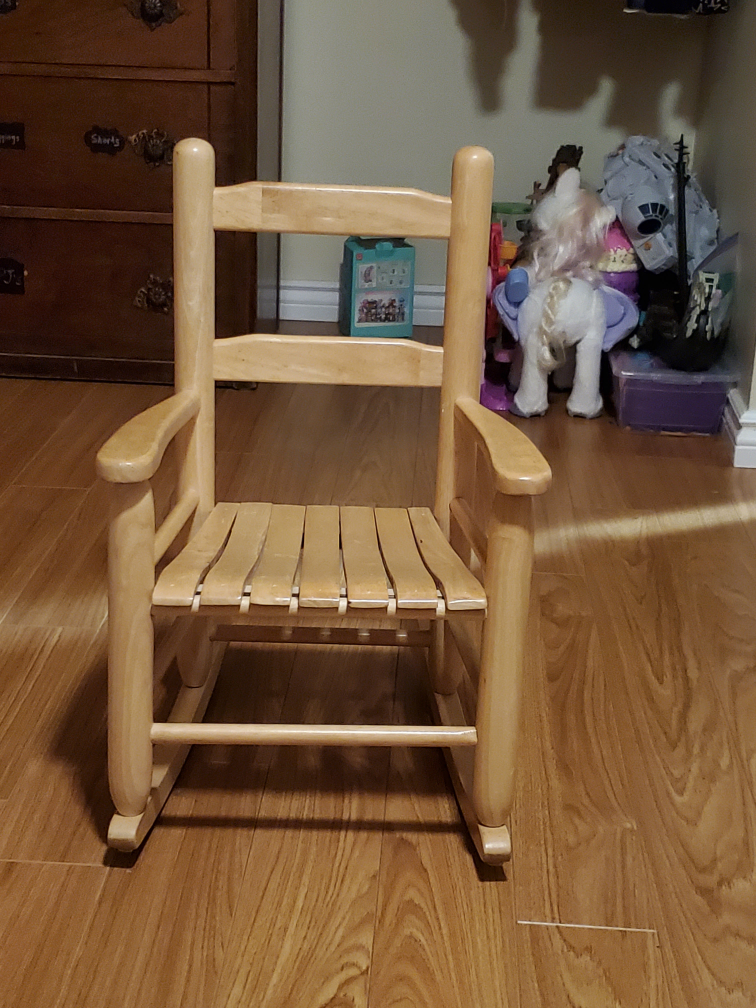 Wooden Kids Rocking Chair - photo 2
