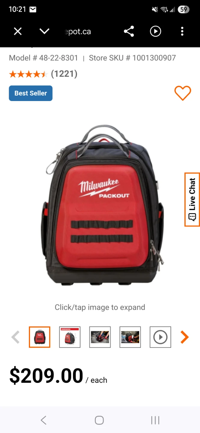 Milwaukee PACKOUT Tool Backpack