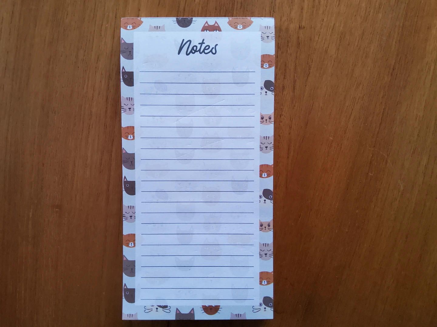 Cute Cat Note Pad 🏆