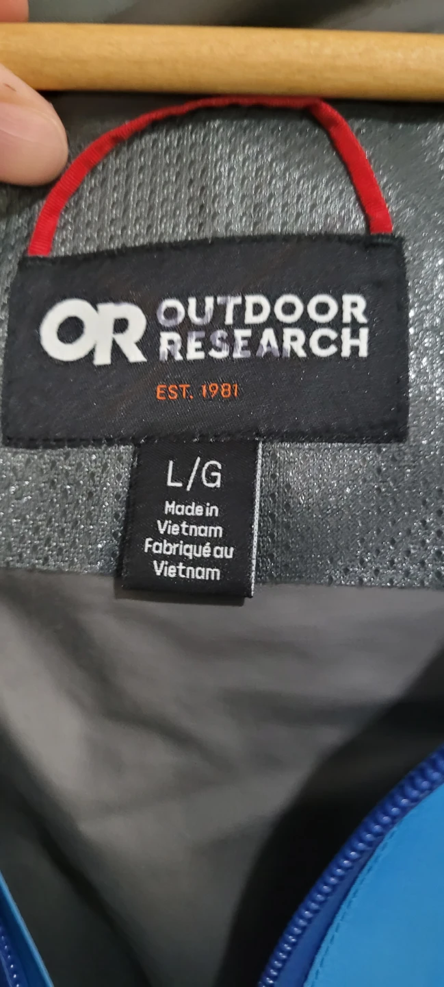 Outdoor Research Blue Rain Jacket - photo 3
