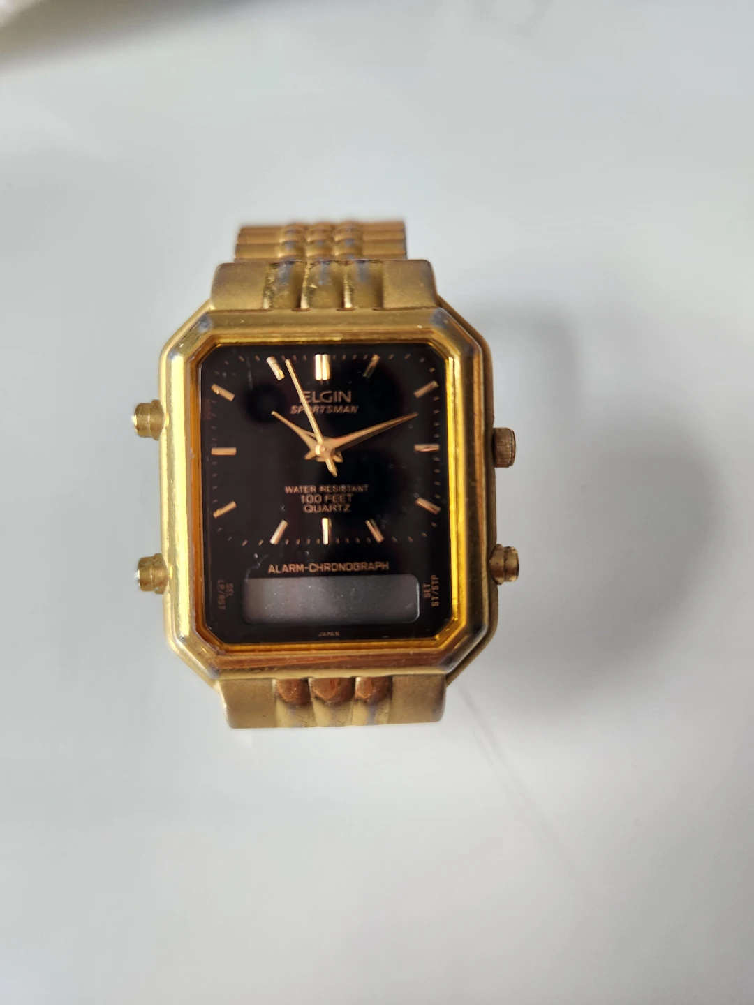 Elgin Sportsman Alarm Chronograph Watch